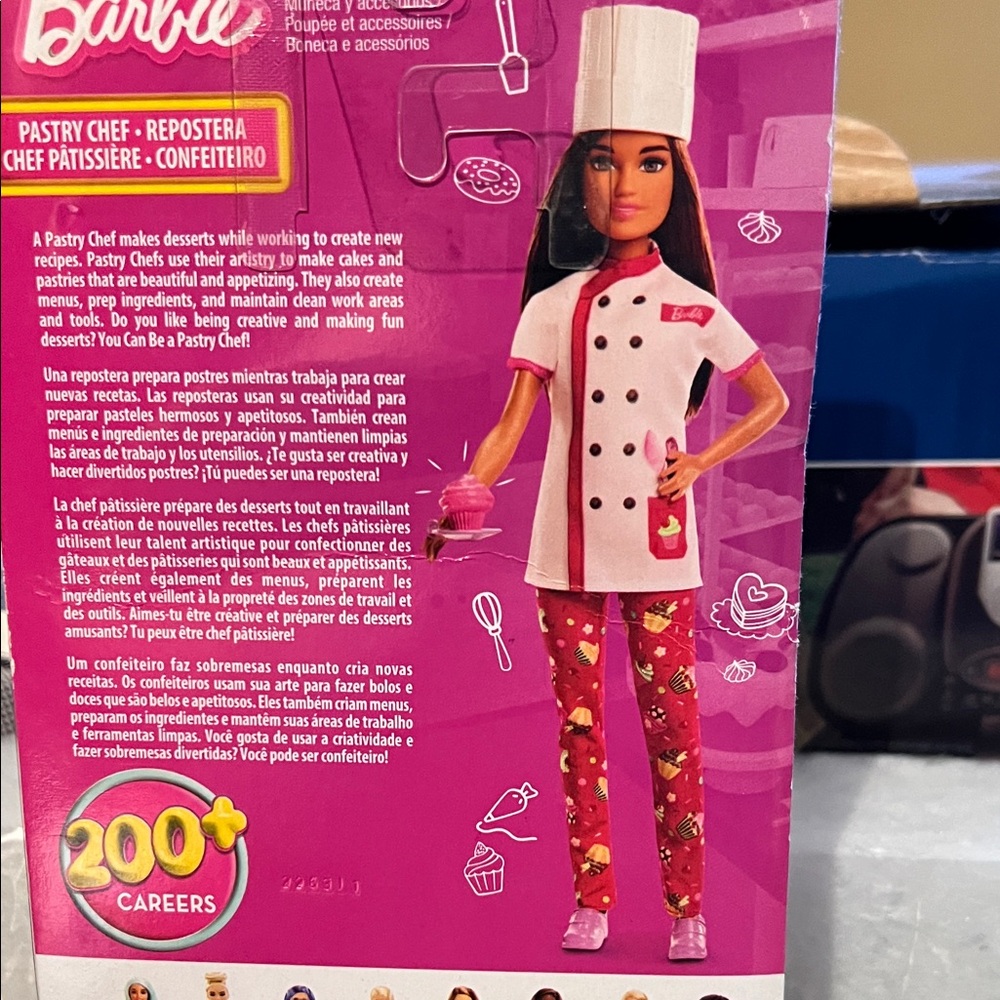Barbie Doll Pastry Chef You Can Be Anything  NEW - Picture 4 of 9